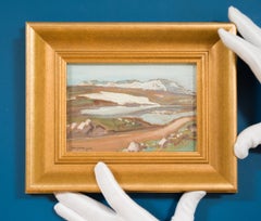 Una vecchia strada militare, la strada per Dovrefjell, Norvegia