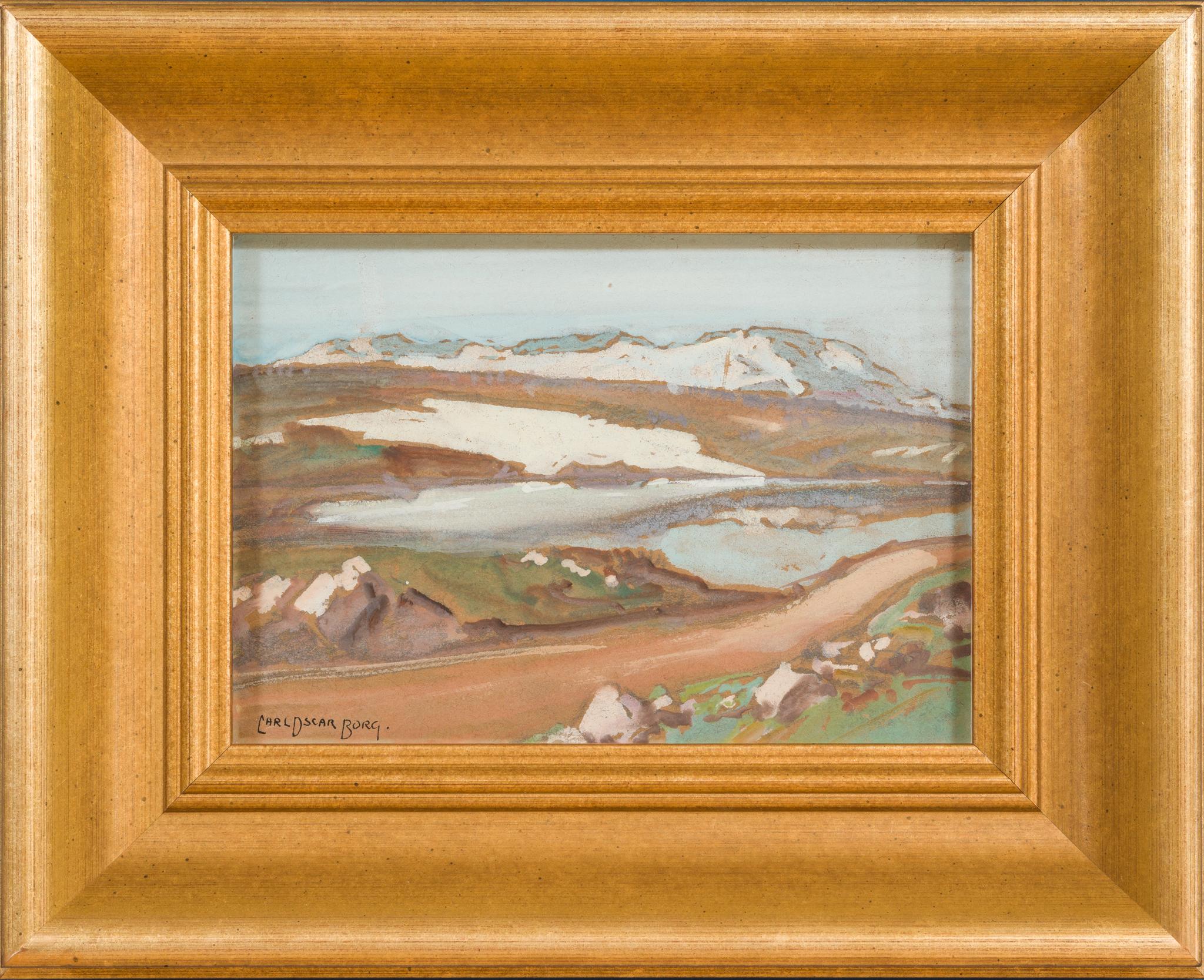 Una vecchia strada militare, la strada per Dovrefjell, Norvegia in vendita 5