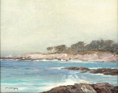 Carmel Beach Paesaggio marino plein air anni '20