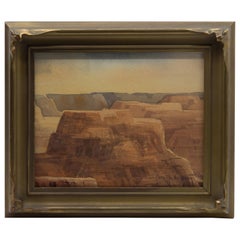 Carl Oscar Borg, Western Artwork, Canyon de Chelly, Arizona 1920s Landscape