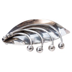 Carl Ove Frydensberg COF Brosche aus massivem Sterlingsilber