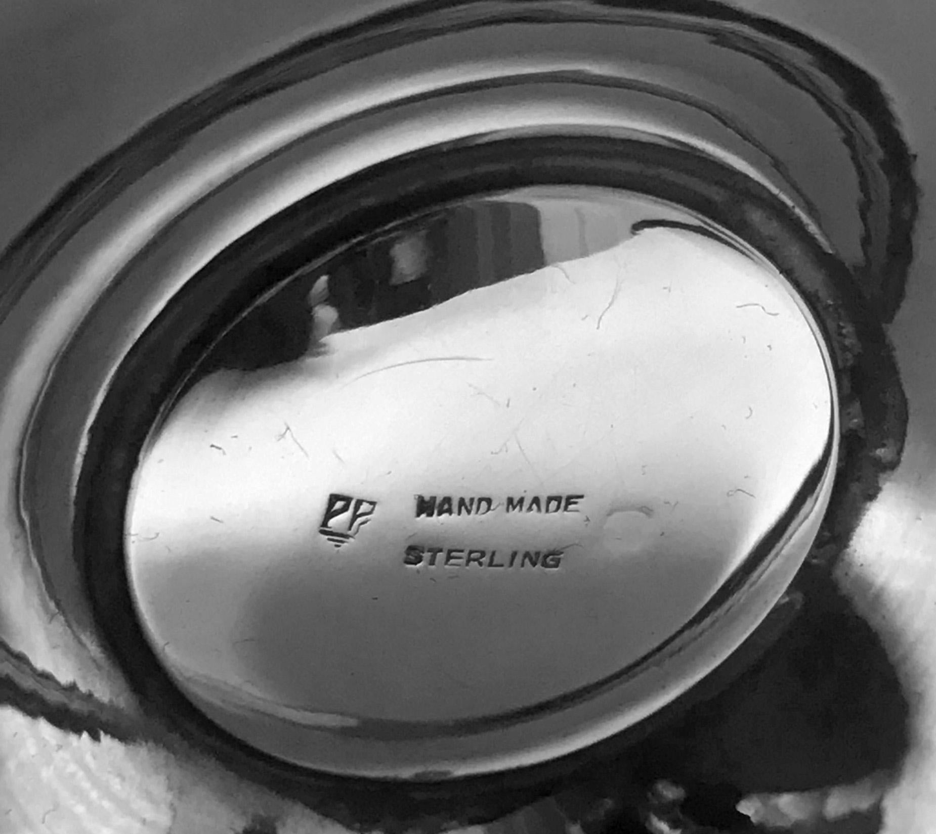 Carl Paul Petersen Sterling Silver Compote, Montreal, circa 1940 In Good Condition In Toronto, Ontario