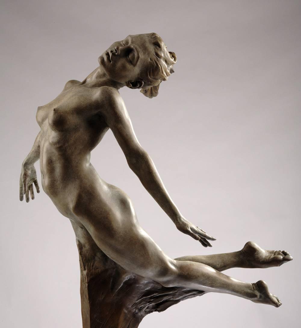 Bronze sculpture 'Atlanta' a virgin huntress in Ancient Greek Mythology