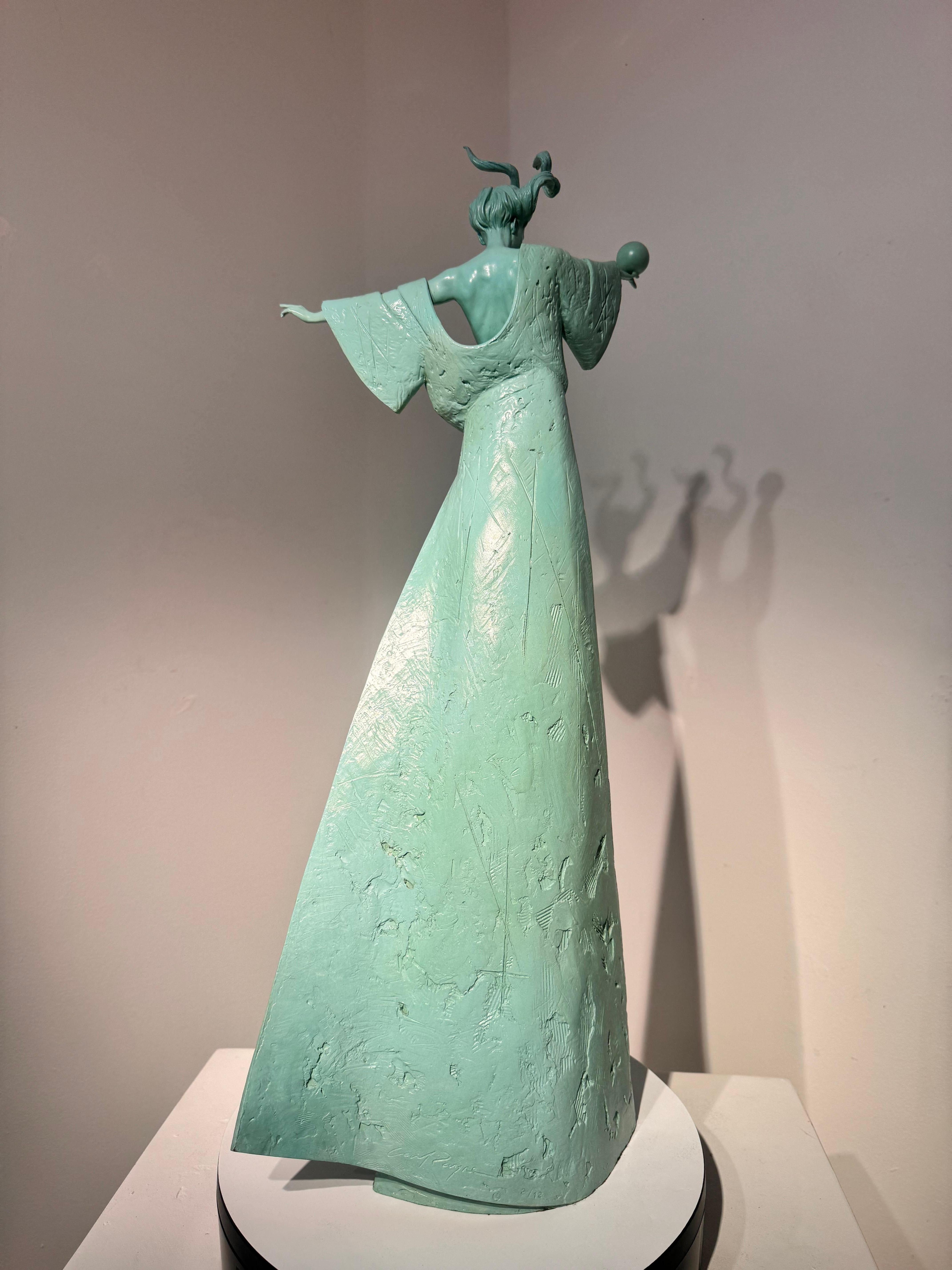 Sculpture contemporaine en bronze Déméter Déesse Mythologie grecque, figurative, nue en vente 6