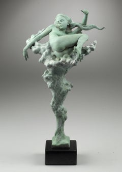 Nude Figurative Bronze Contemporary Sculpture 'Lazy Summer' by Carl Payne