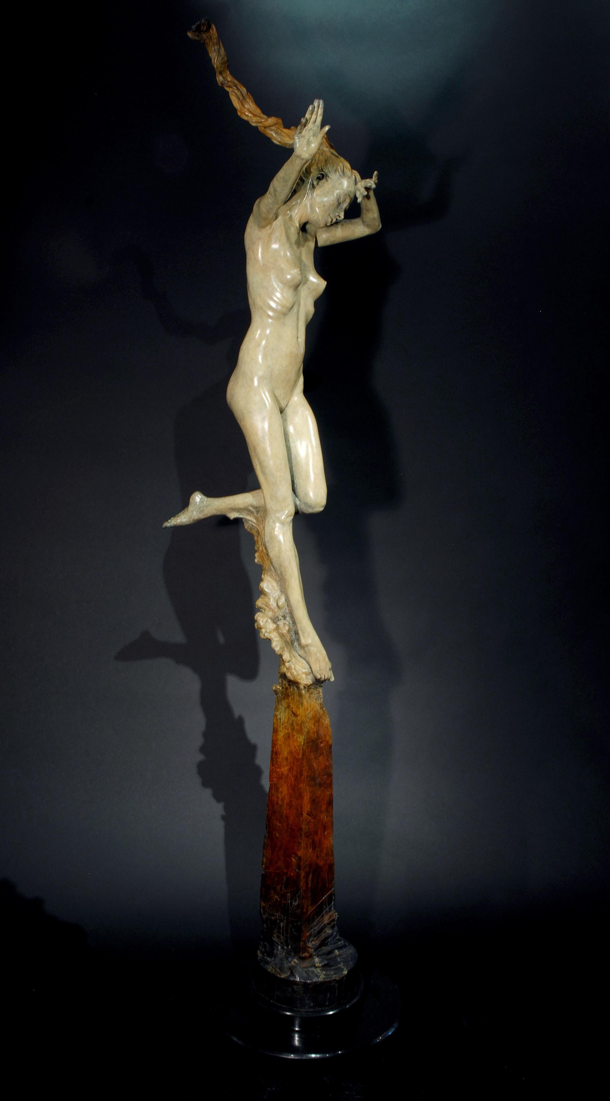 'Siren' Half Life size bronze sculpture Goddess of Song, greek mythology  For Sale 2