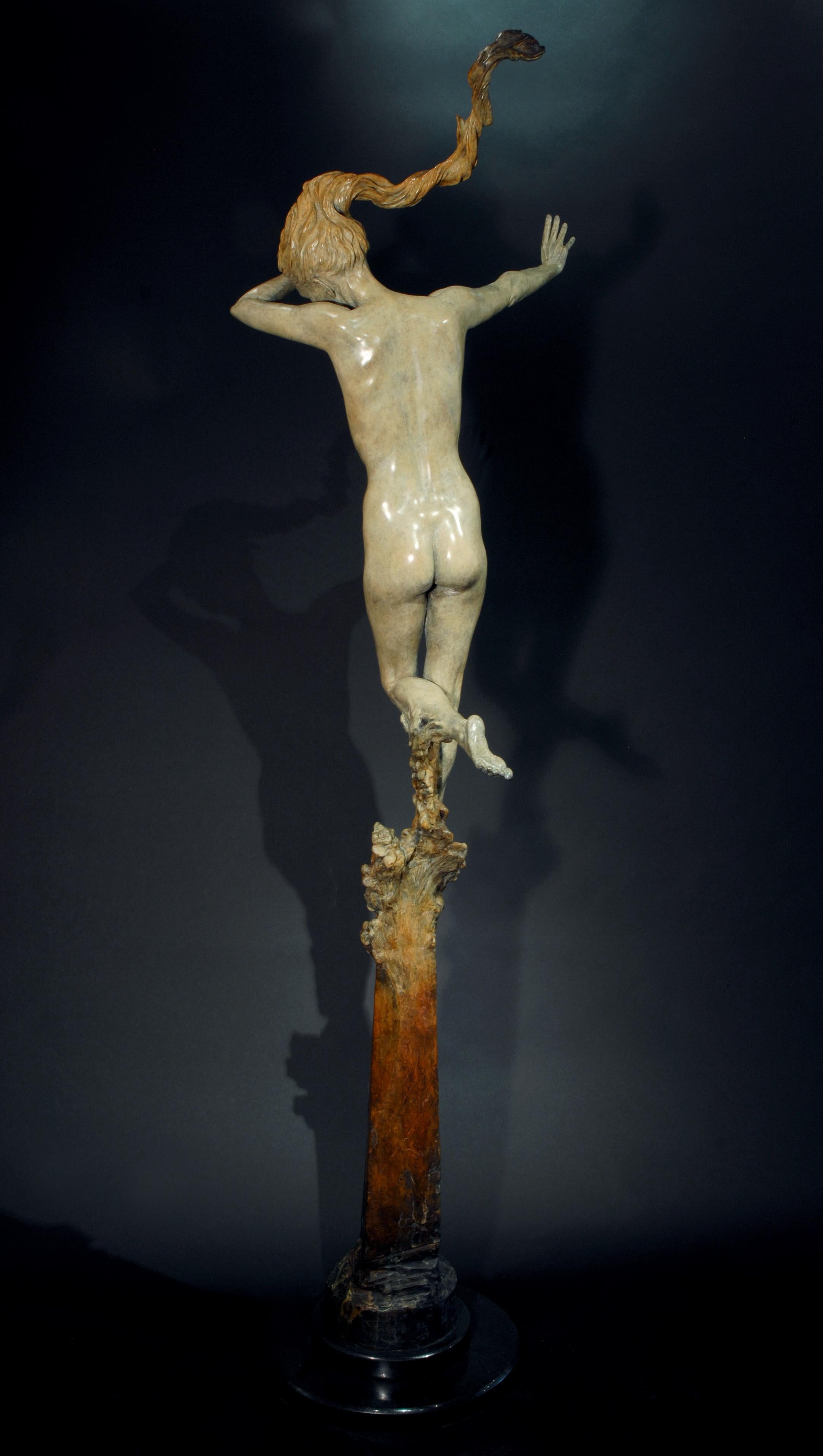 'Siren' Half Life size bronze sculpture Goddess of Song, greek mythology  For Sale 3