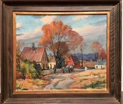 Autumn Landscape Painting by Carl W. Peters