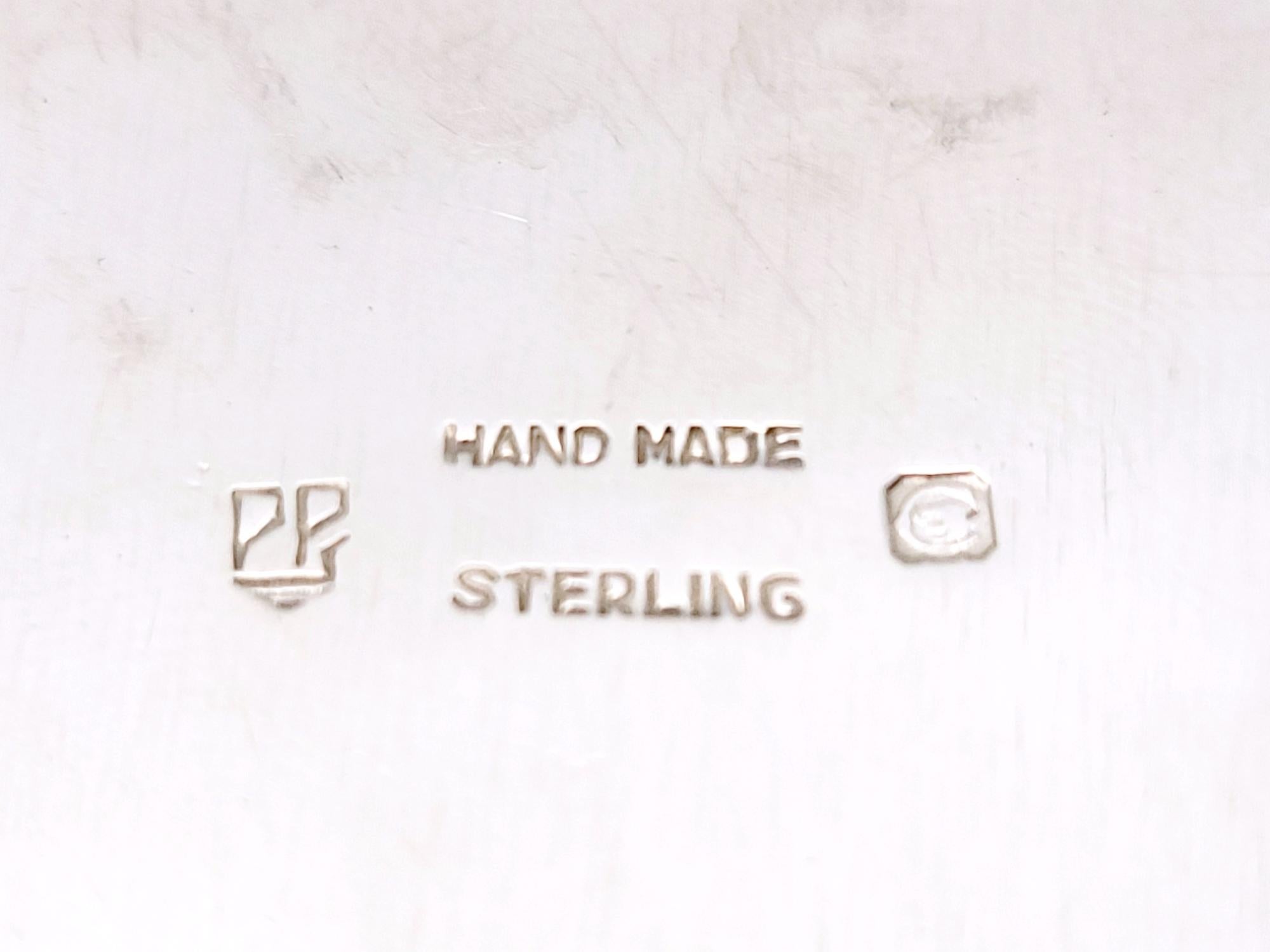 Posacenere moderno lucido di Carl Poul Petersen in A. Silver, 1940-1970 circa in vendita 4