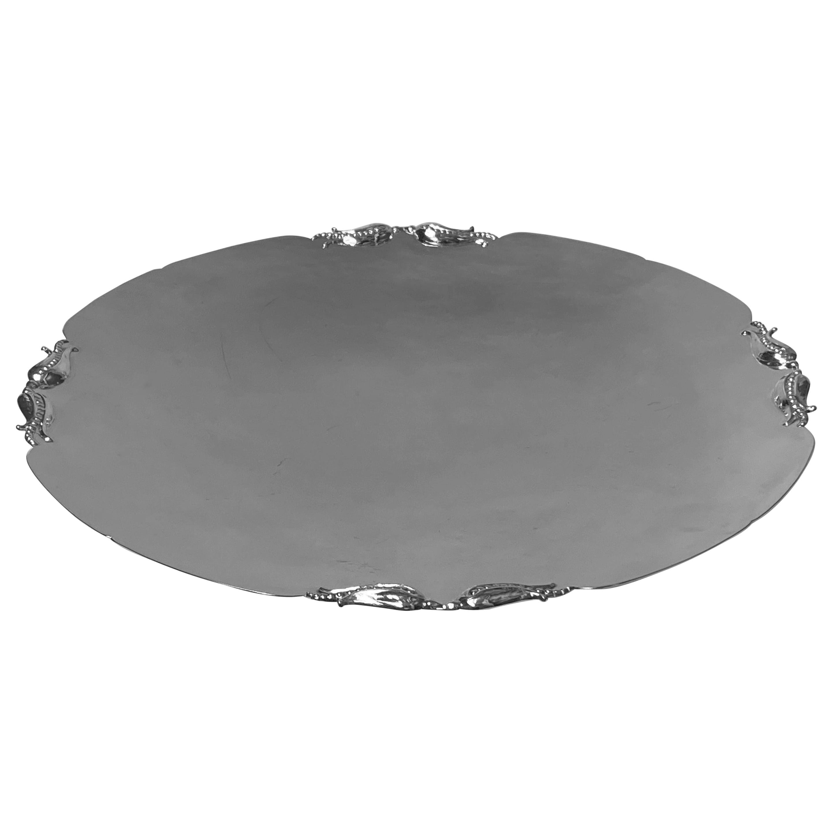 Carl Poul Petersen Sterling Silver Tazza Dish Montreal, circa 1940