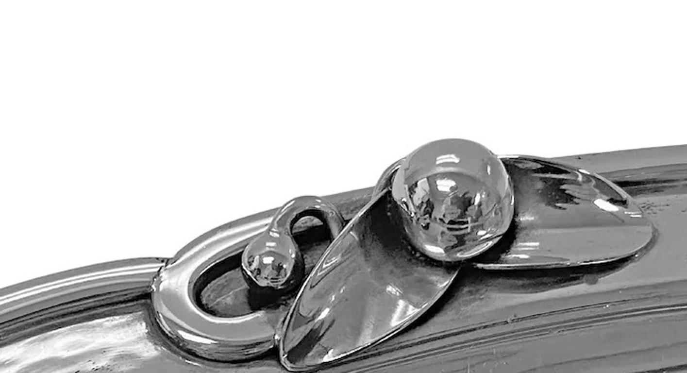 Set da tè e caffè in argento sterling di Carl Poul Petersen con vassoio C.C. 1930 in vendita 3