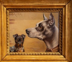 "Best of Friends" Carl Reichert (Austrian, 1836-1918)