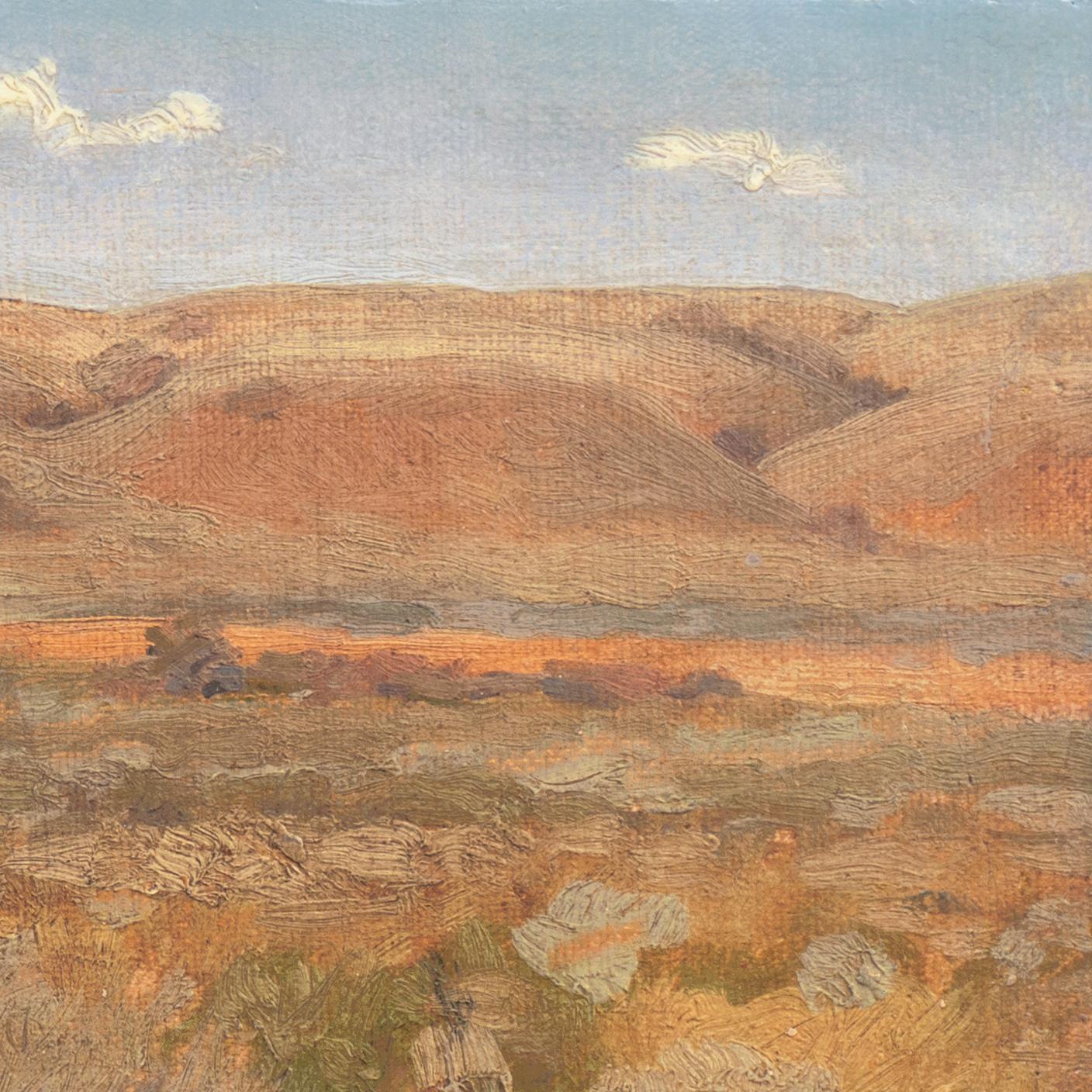 „Montana Hills“, Akademie der Künste, Berlin, National Academy of Design  (Braun), Landscape Painting, von Carl Rungius