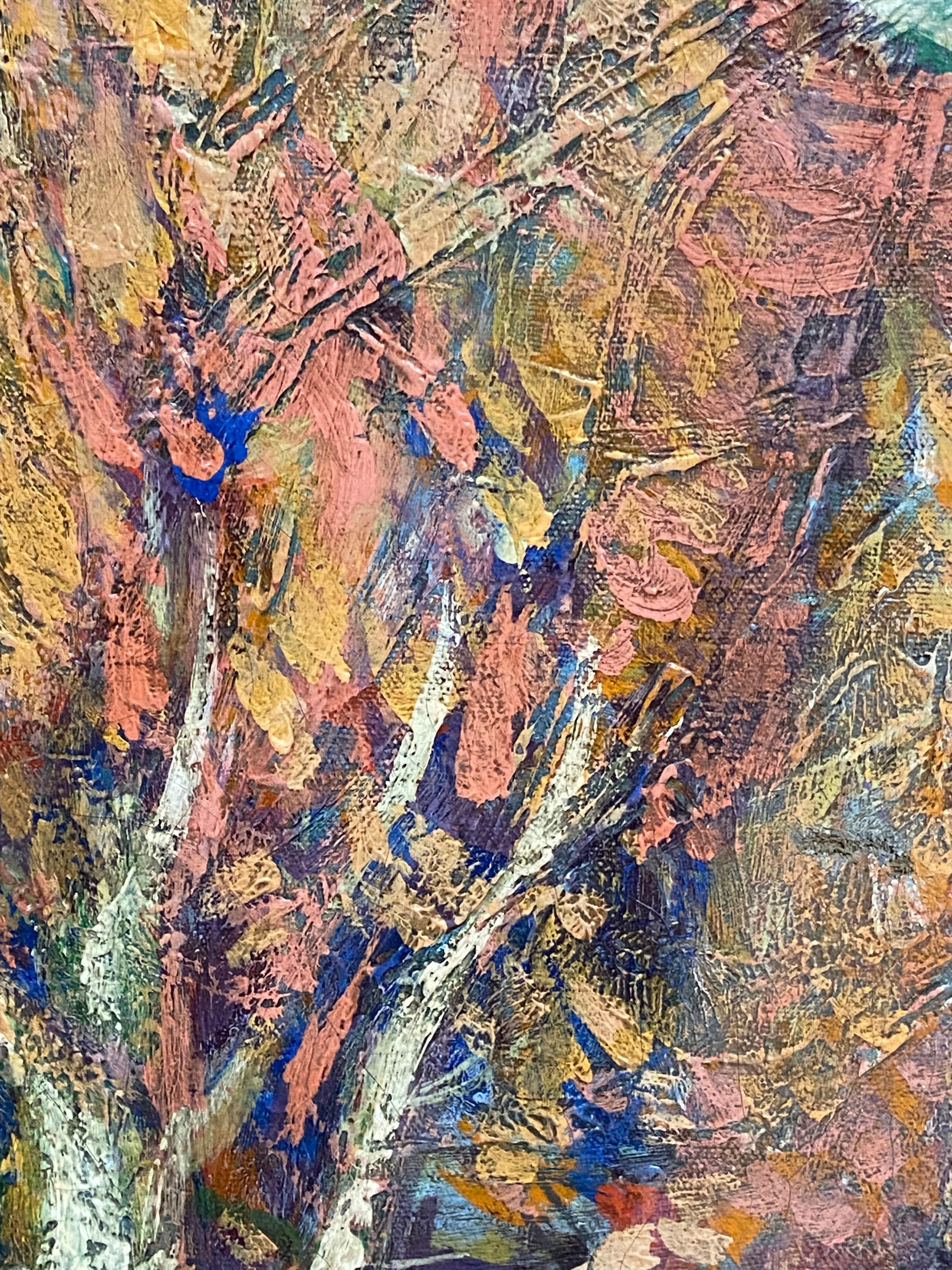 Herbst-Wandteppich, Fauve-Landschaft 2