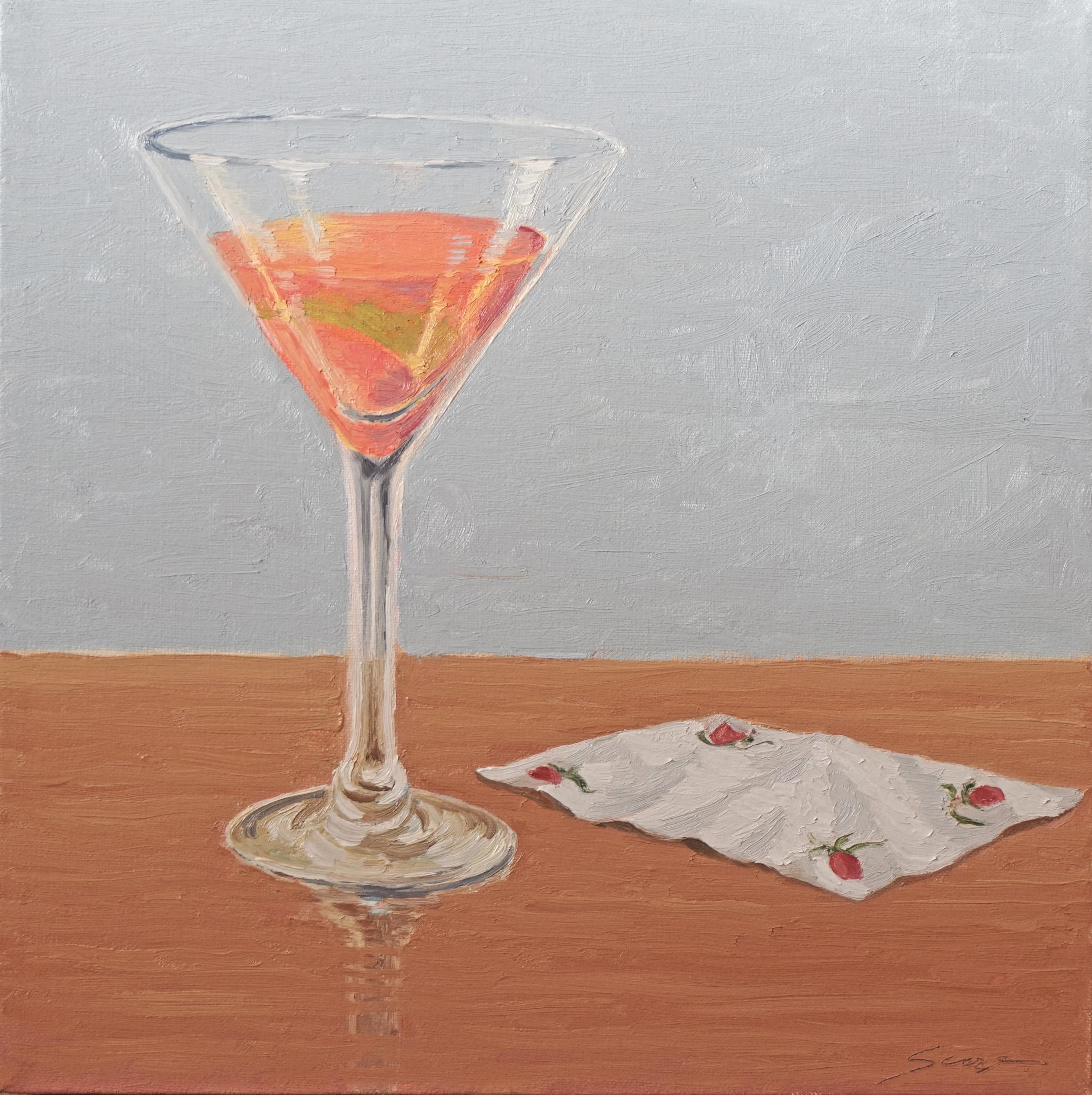 Carl Scorza Still-Life Painting - Cosmo for Desdemona