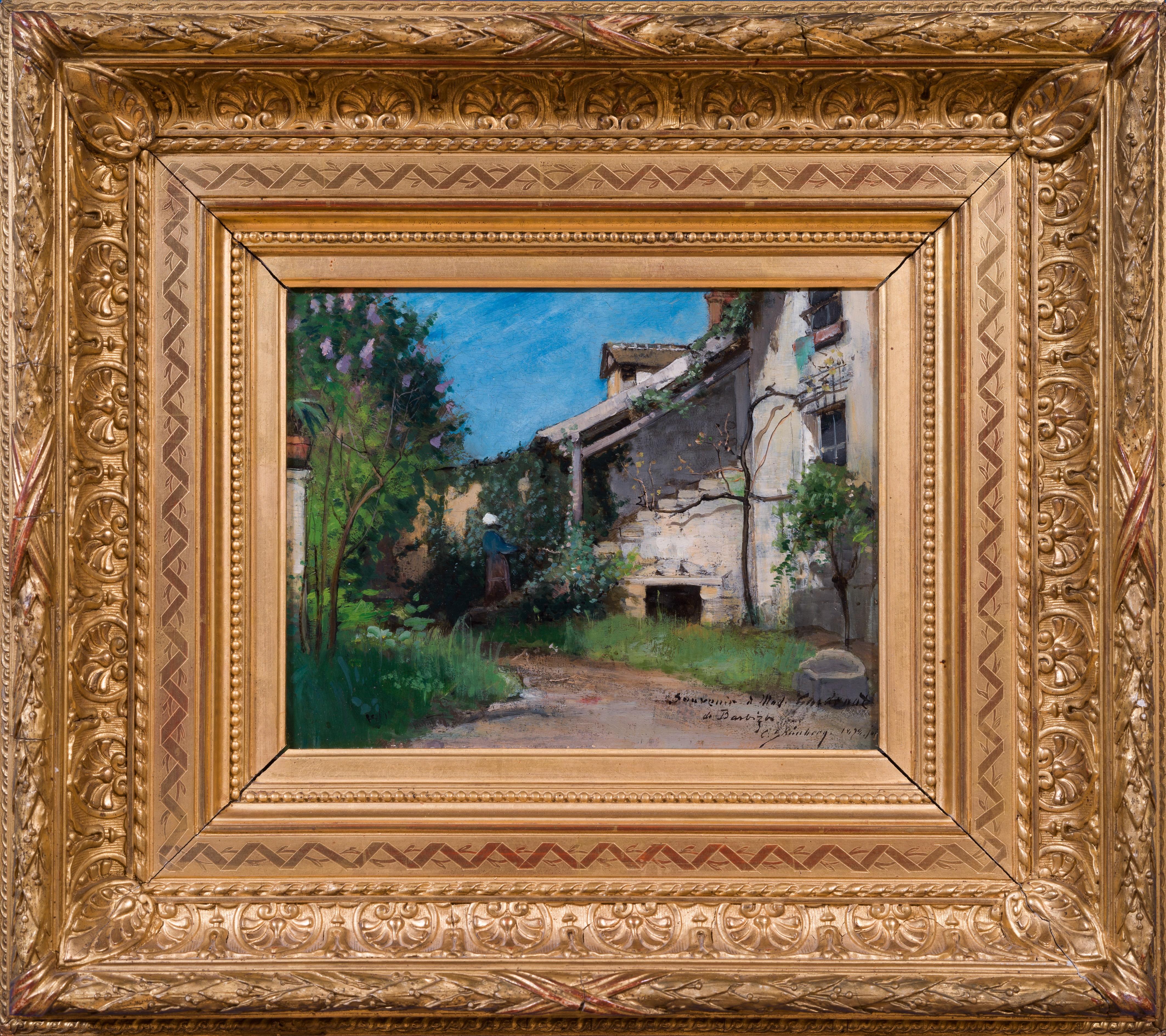 Un jardin de Barbizon français par l
artiste suédois Carl Skånberg