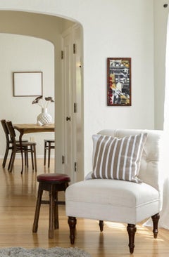 Broadway - Pintura original en técnica mixta sobre panel de madera con resina