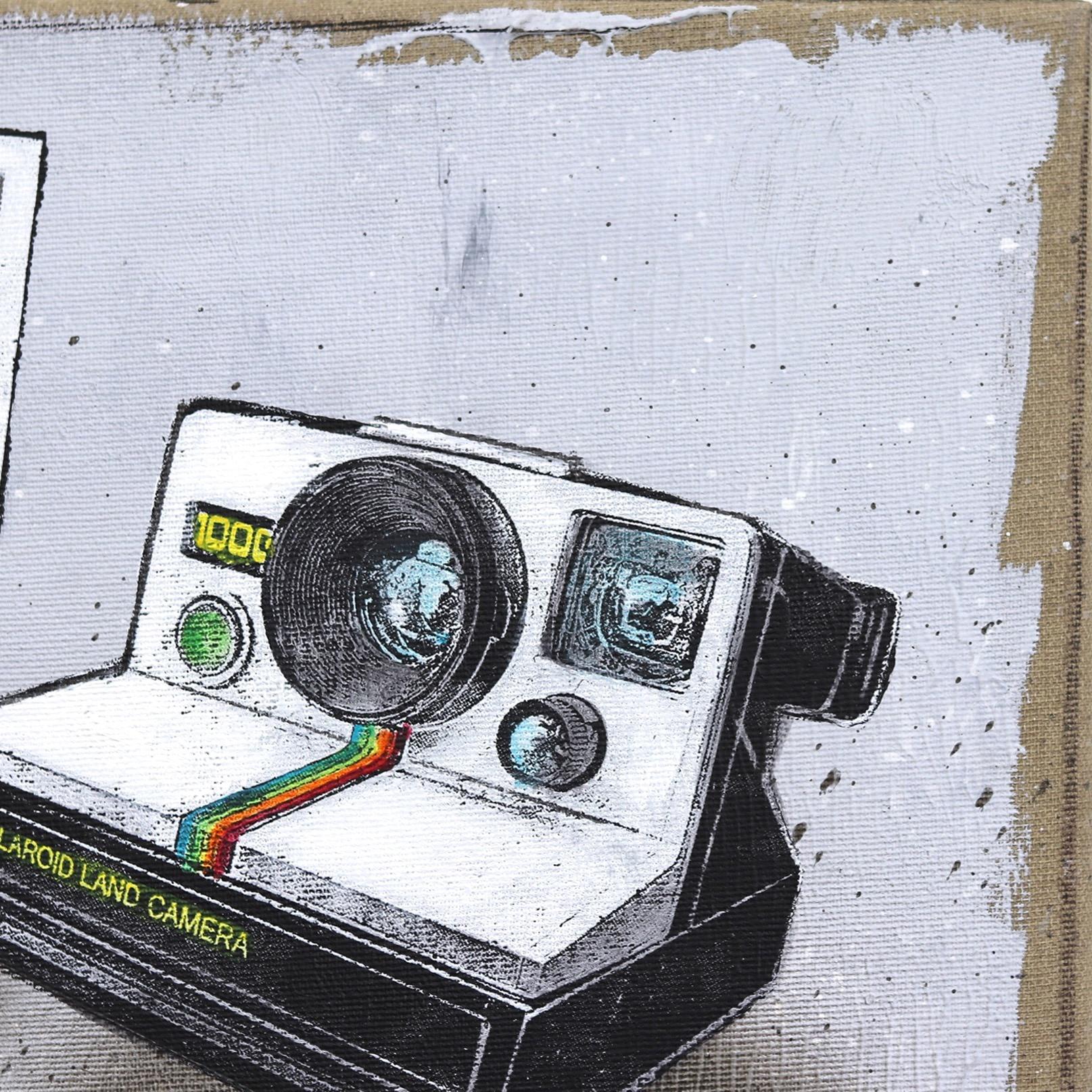 Land Camera - Pop Art inspired by Polaroid Film Original by Carl Smith For Sale 2
