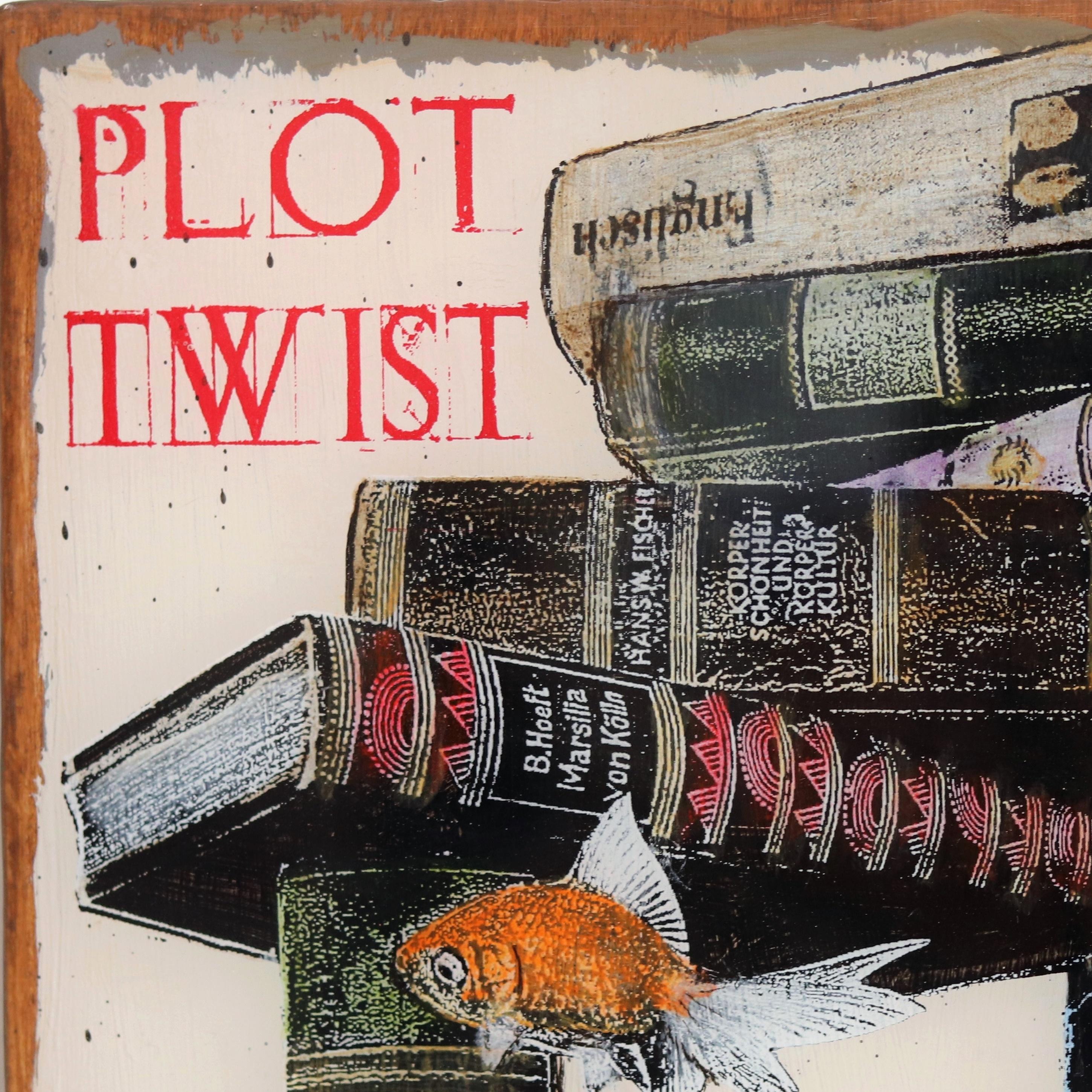 Plot Twist - Pop Art Mixed Media Art by Carl Smith
