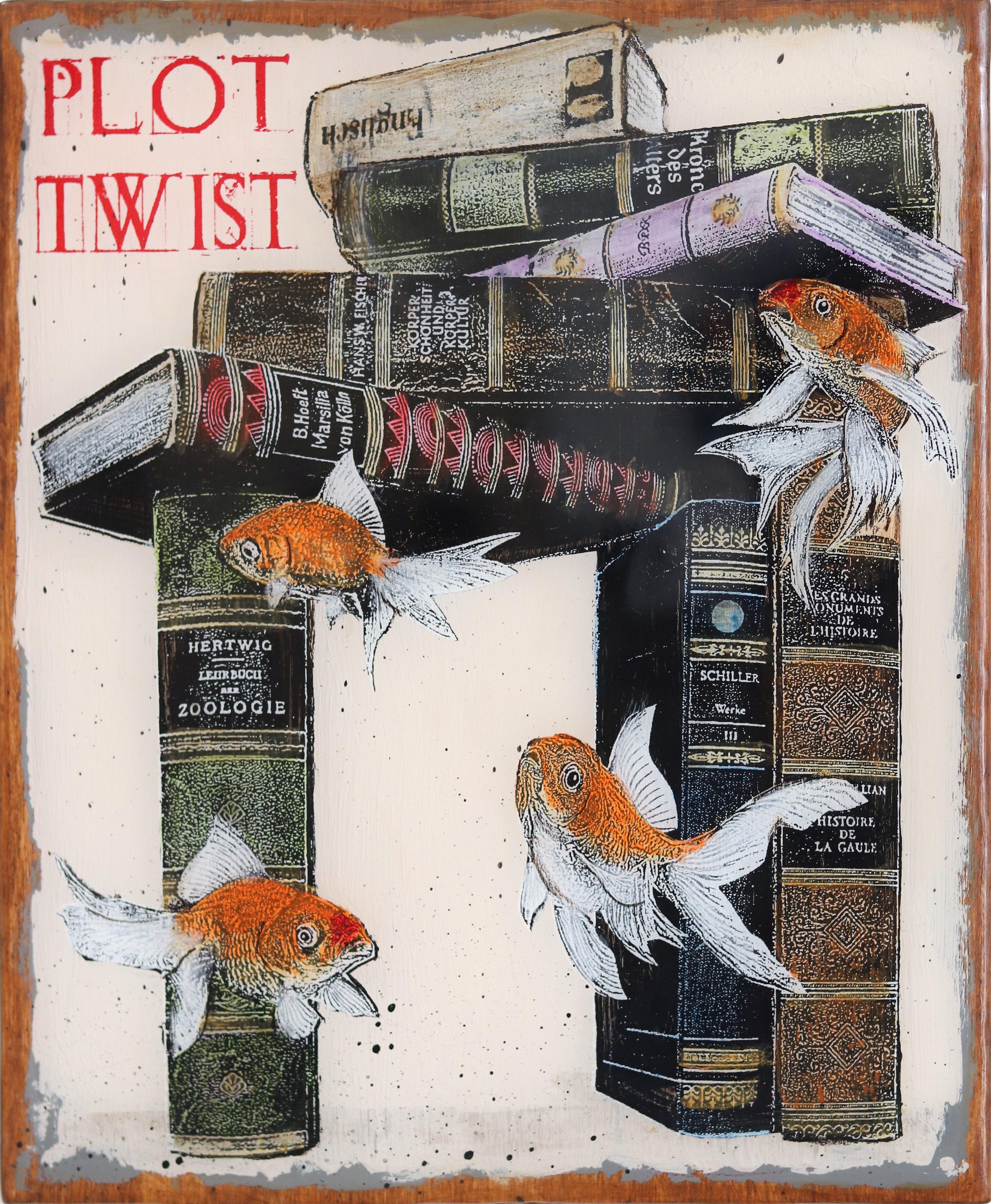 Plot Twist - Mixed Media Art by Carl Smith