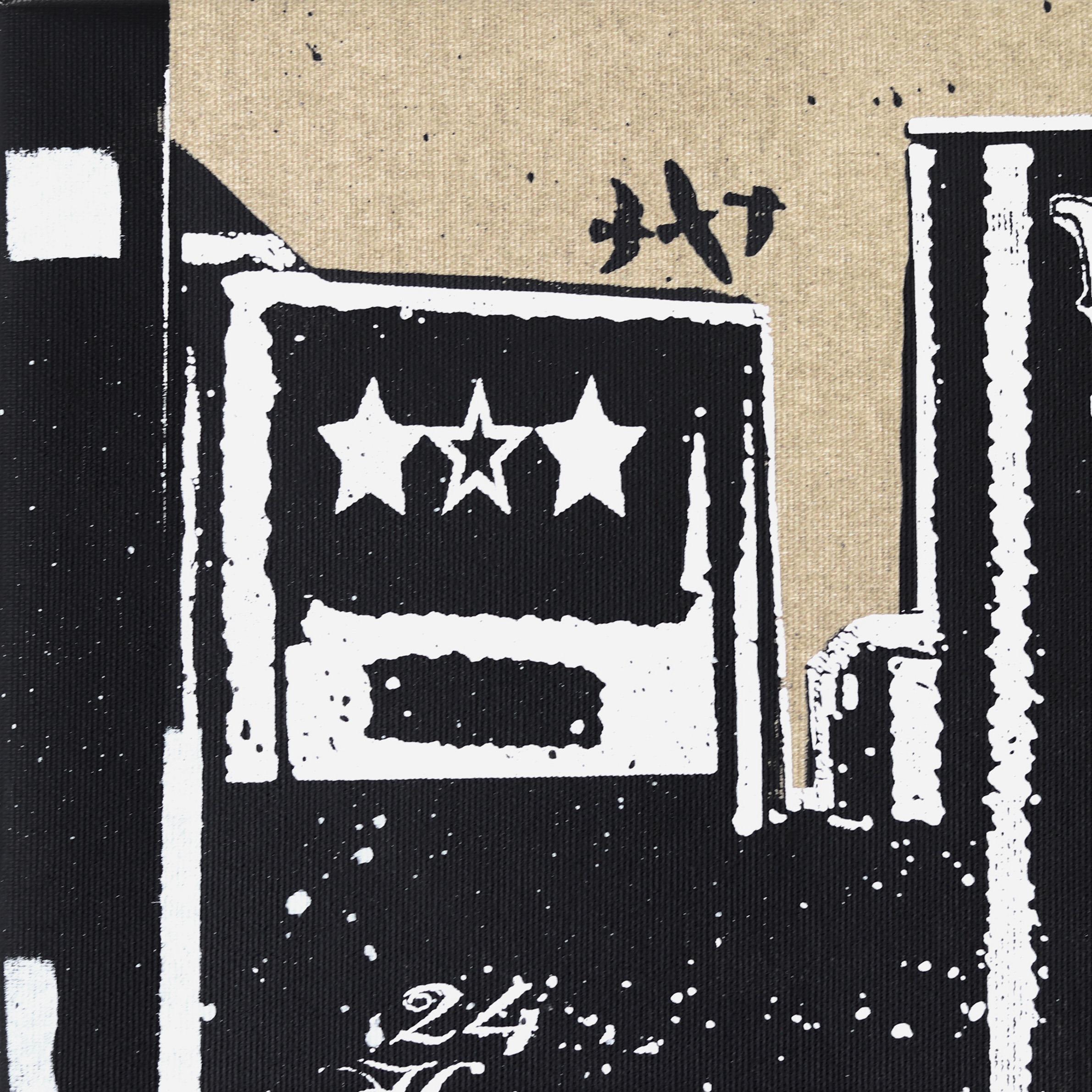 Carl Smith esplora l'area tra la Pop Art e il Surrealismo e la esprime in opere originali uniche su tela, carta o legno. Con l'uso di immagini trovate racconta aneddoti visivi leggermente assurdi e umoristici. An He lavora con una combinazione di