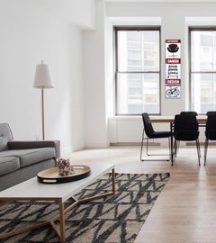 Danish Design - Original Mid Century Modern Book Artwork on Canvas