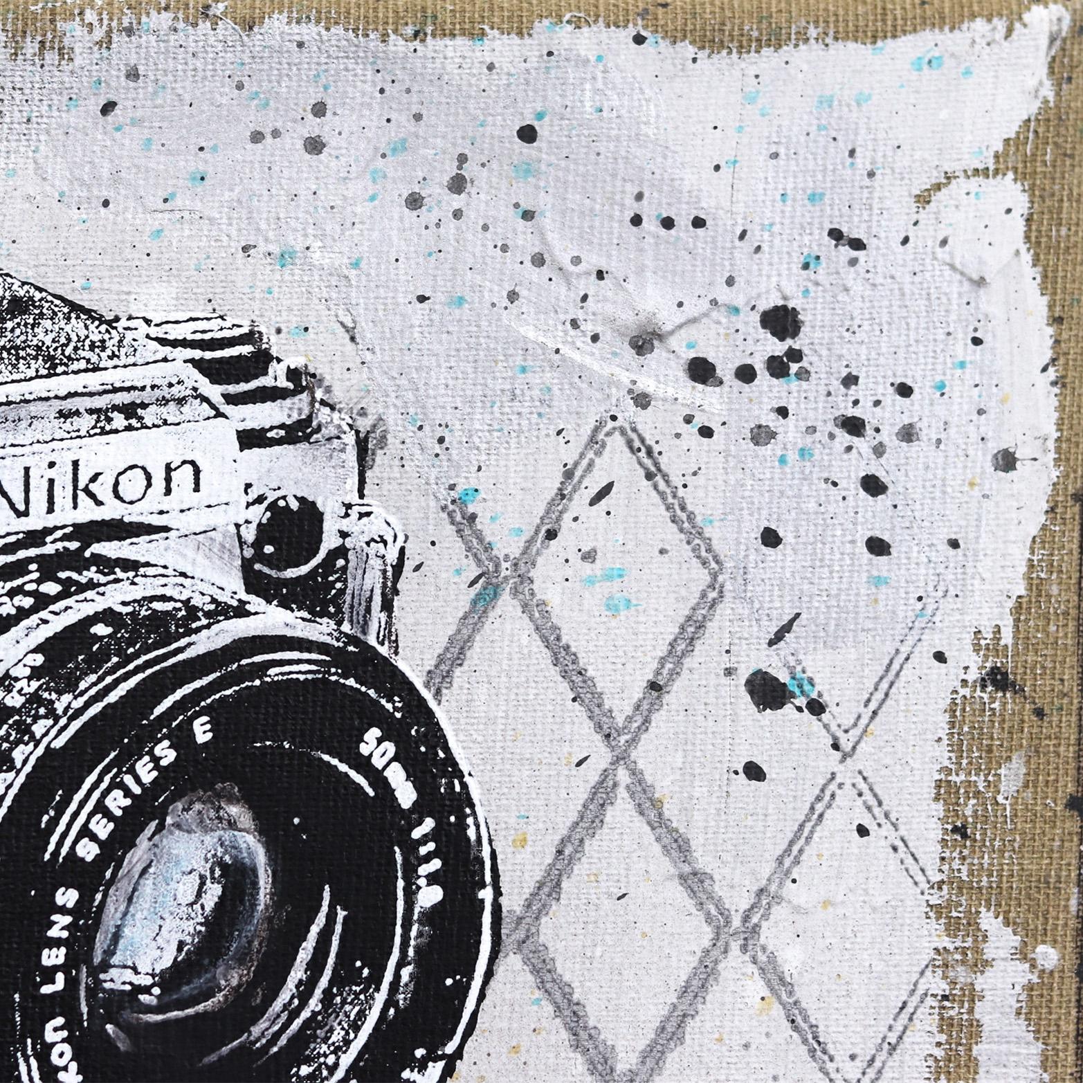 Nikon Away - Pop Art inspired by Camera Original by Carl Smith For Sale 2