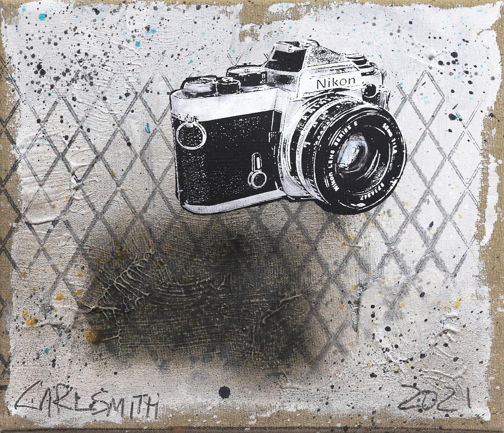 Nikon Away - Pop Art inspired by Camera Original by Carl Smith