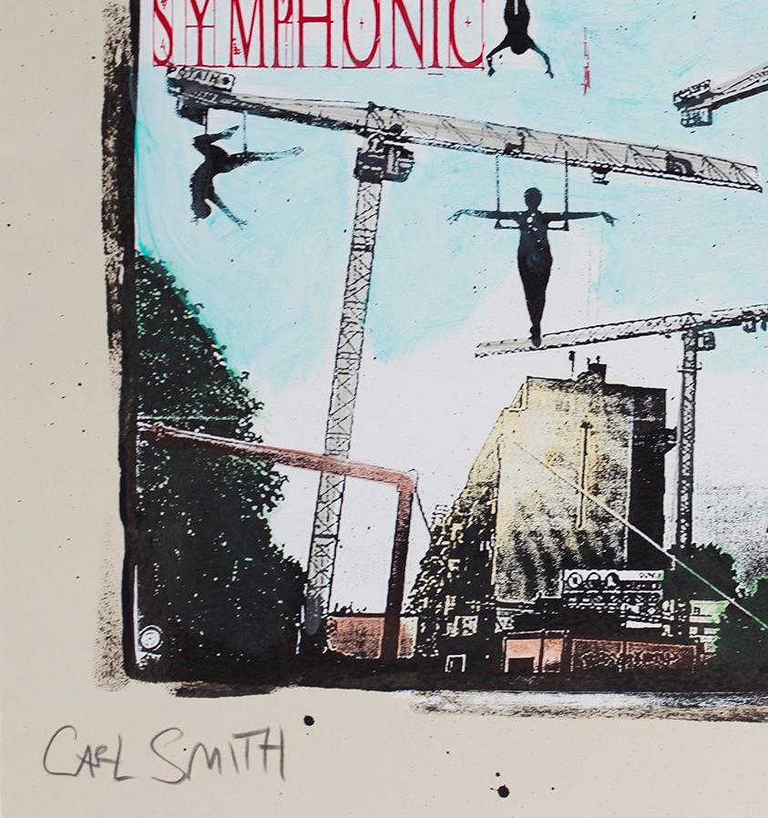 Carl Smith is an American artist who has been living in Berlin, Germany, since 2001. He works with various combinations of silkscreen printing, acrylic paint, collage, and resin to create his urban inspired artworks. In his art Smith explores the