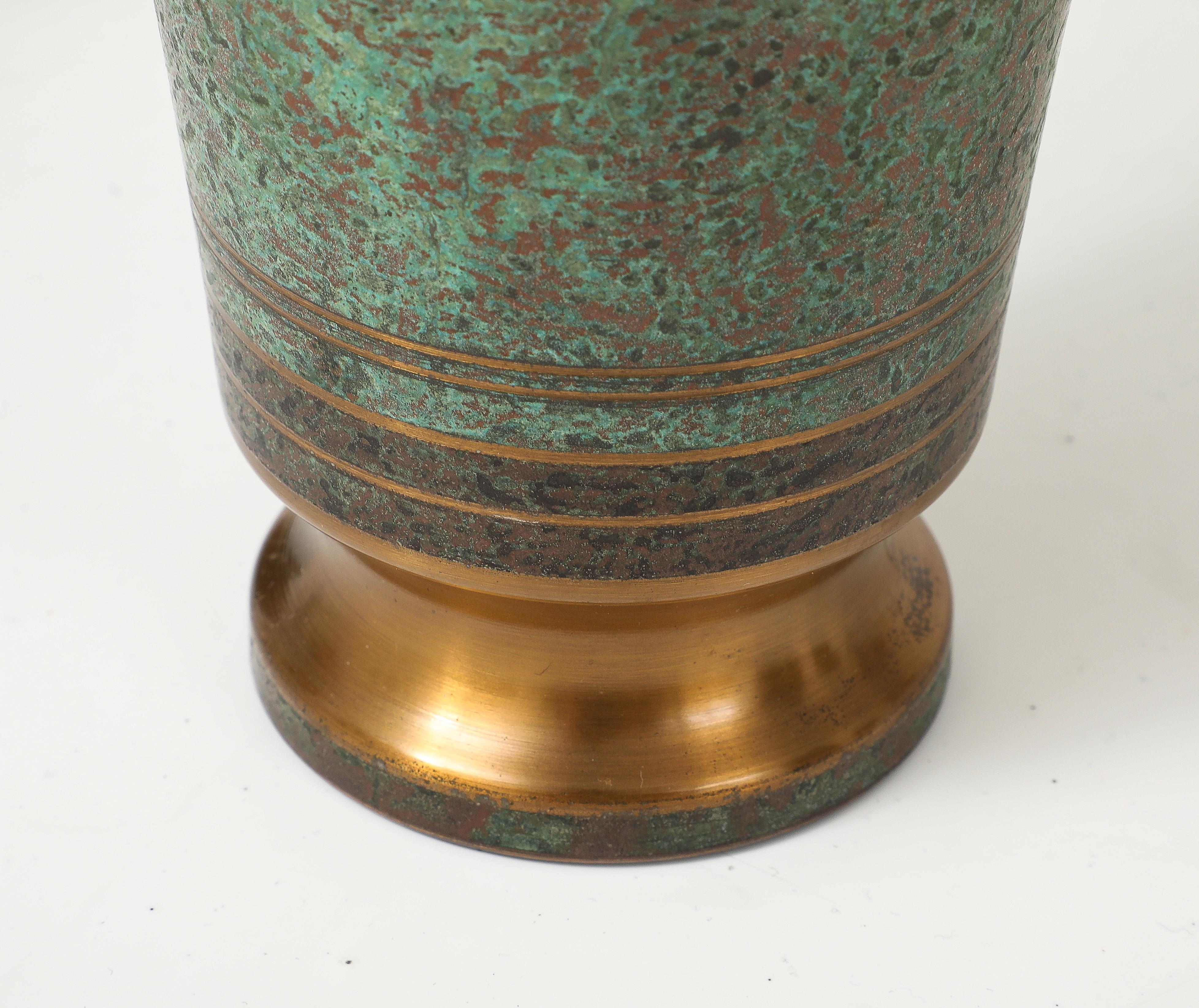 Art Deco Carl Sorensen Art-deco Bronze Vases