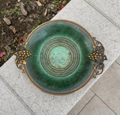 Carl Sorensen Verdigris Finish Bronze Bowl, United States, c.1930
