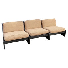 Carl Straub Sofá Modular 3 Piezas Boucle Lana Vintage Mediados de Siglo 1960 Sillones