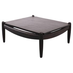 Tavolino da caffè in ardesia Carl Straub 1960, Germania