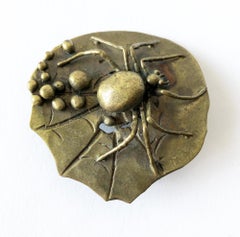 Carl Tasha Bronze Tarantula Spider Belt Buckle