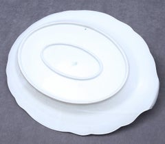 Carl Teichert, Meissen Porcelain Blue Onion Platter, circa 1880s