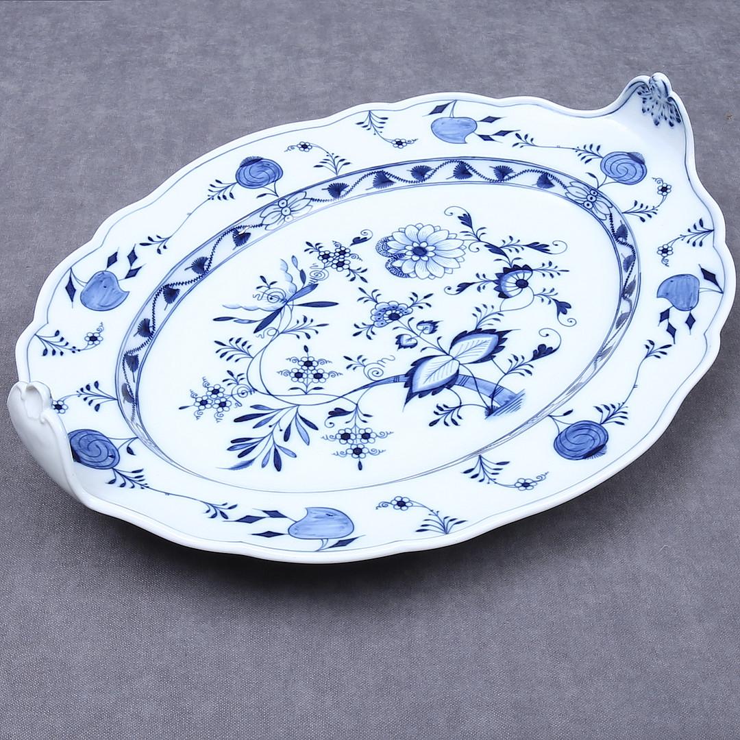meissen blue onion plate