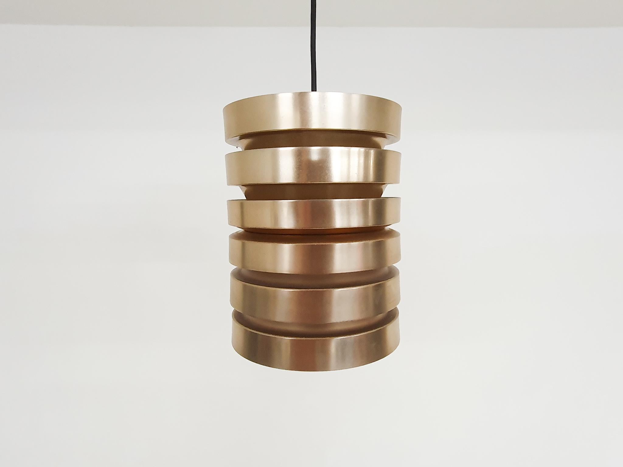 Carl Thore for Granhaga Brass Pendant Light, Sweden, 1960's 3