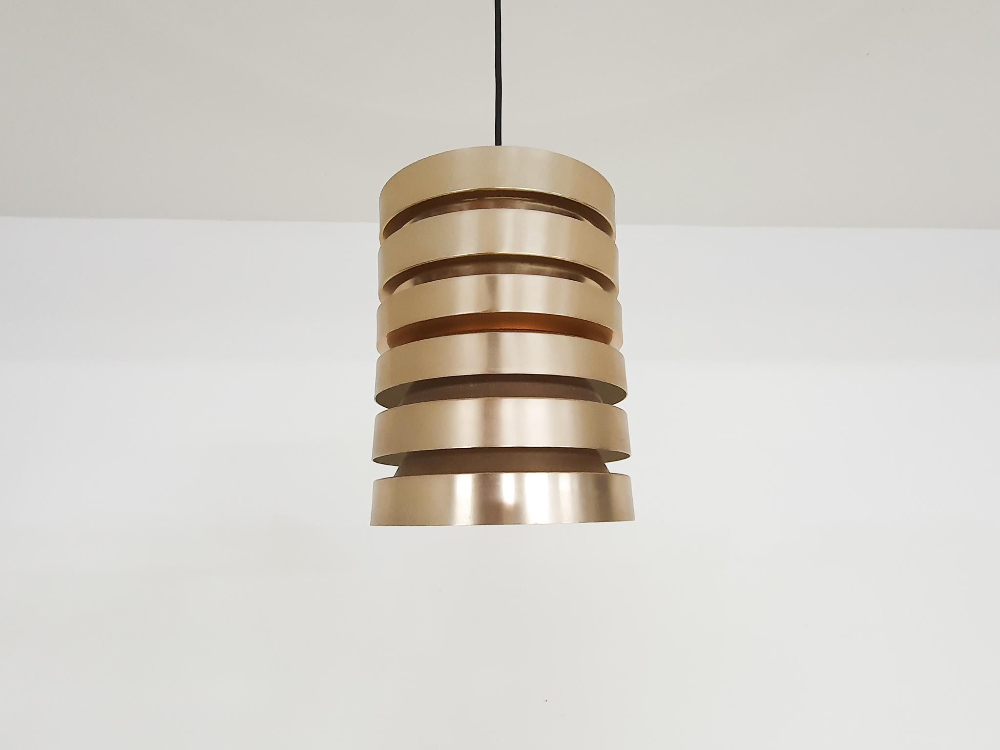 Carl Thore for Granhaga Brass Pendant Light, Sweden, 1960's 5