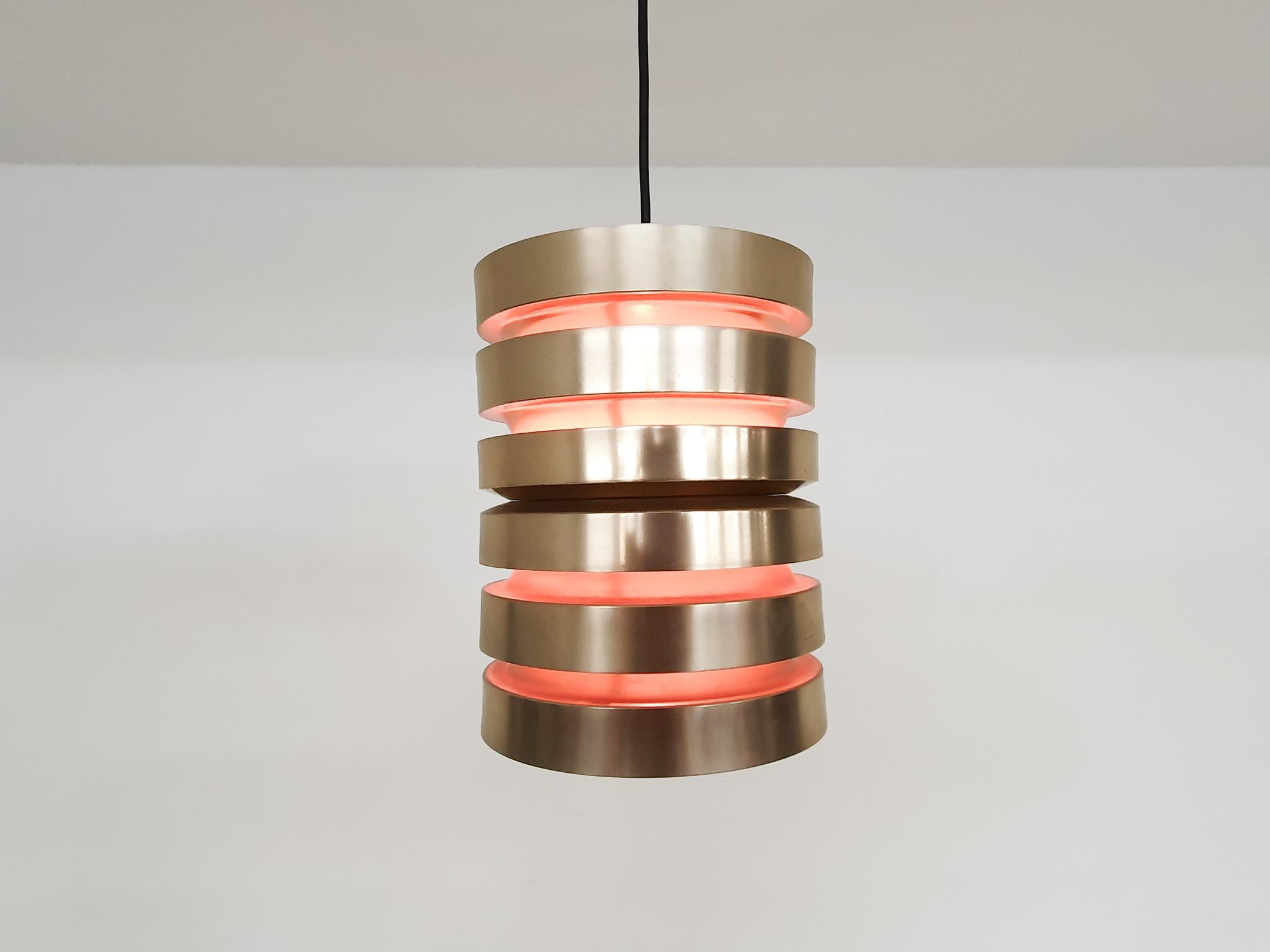 Carl Thore for Granhaga Brass Pendant Light, Sweden, 1960's In Good Condition In Amsterdam, NL