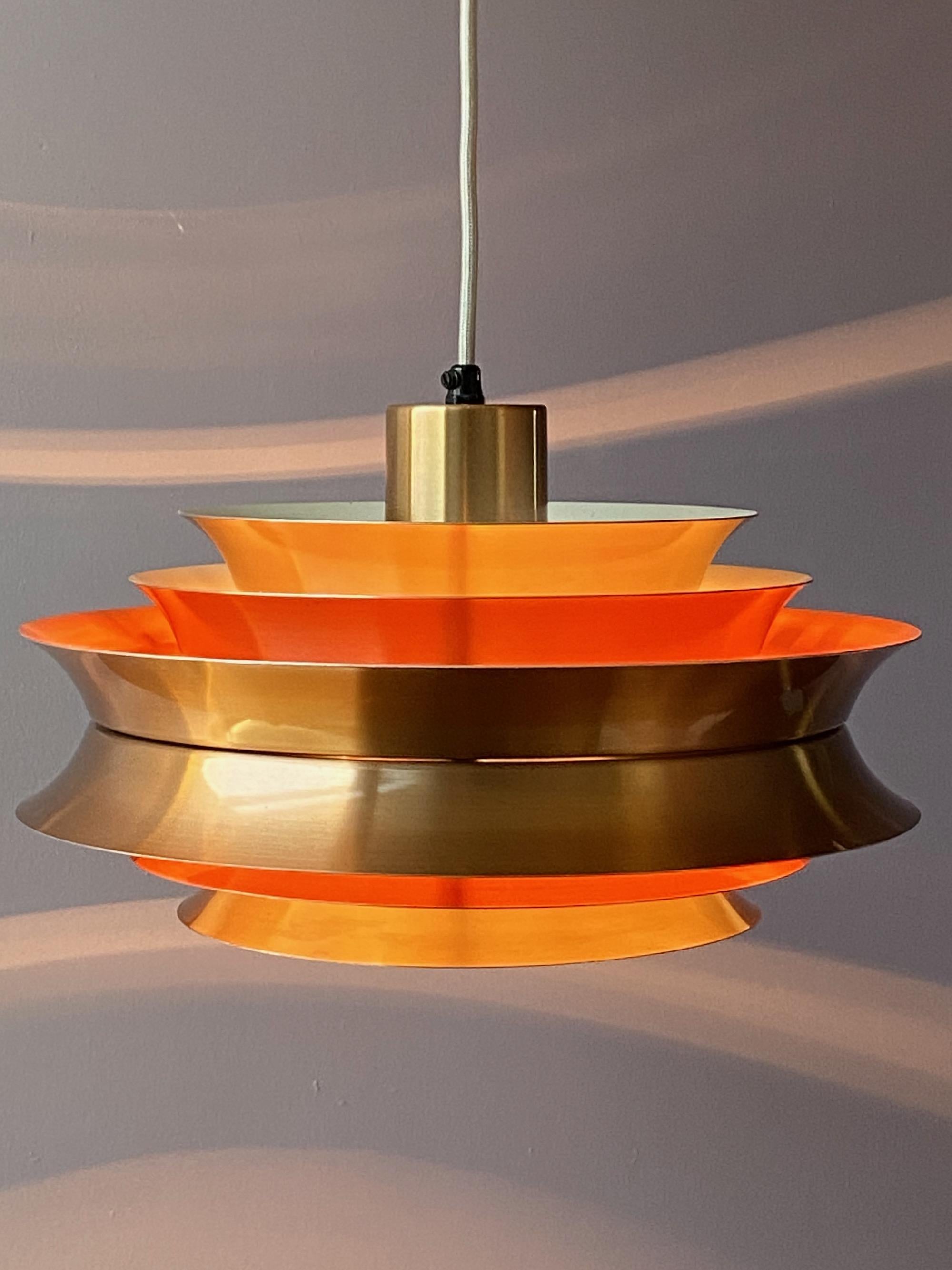 Scandinavian Modern Carl Thore Pendant Lamp Trava by Granhaga Metalindustri