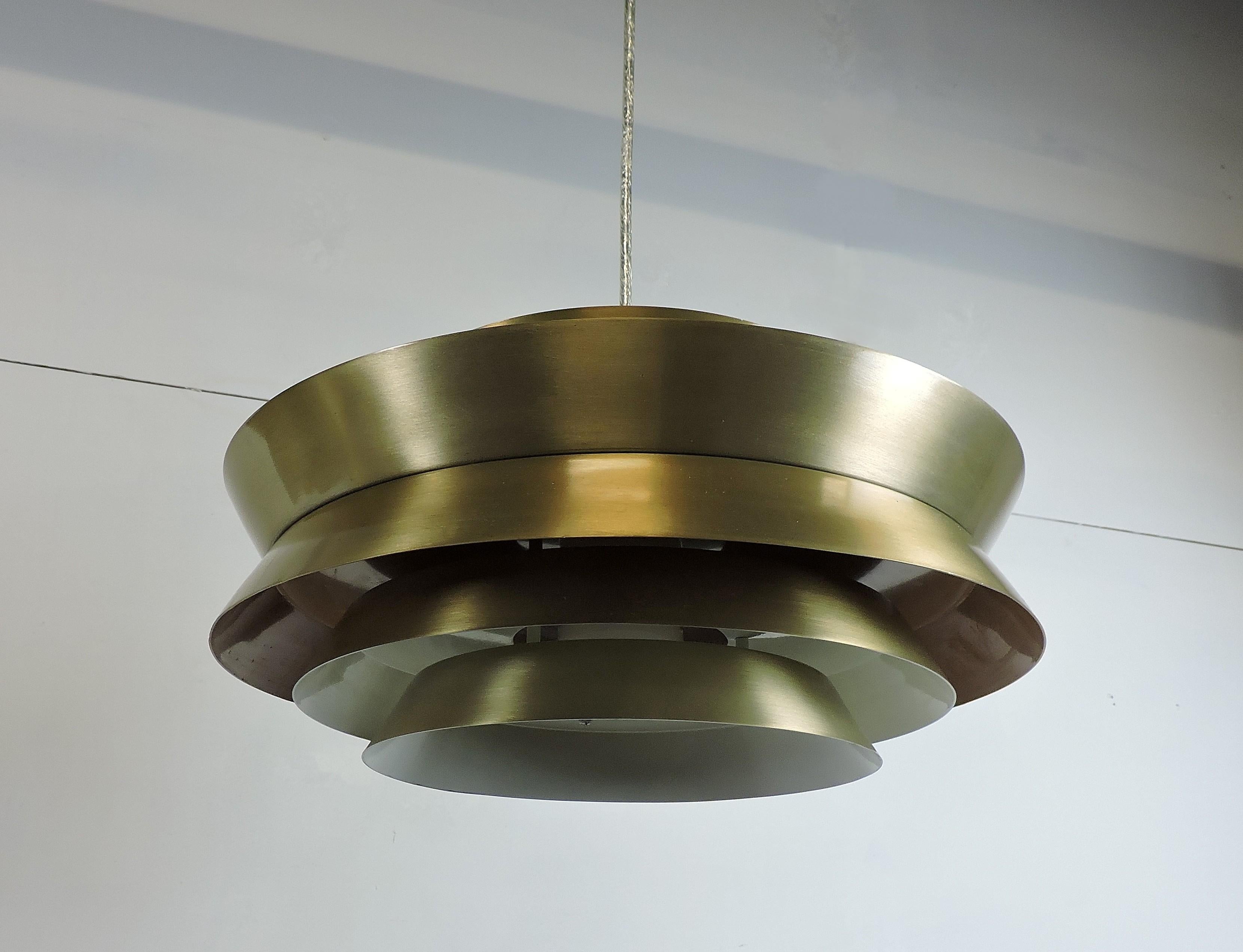 Carl Thore Trava Pendant Light Chandelier Danish Modern In Good Condition In Chesterfield, NJ
