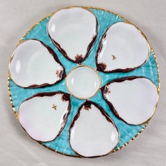 Carl Tielsch Porcelain Oyster Plate, c.1875