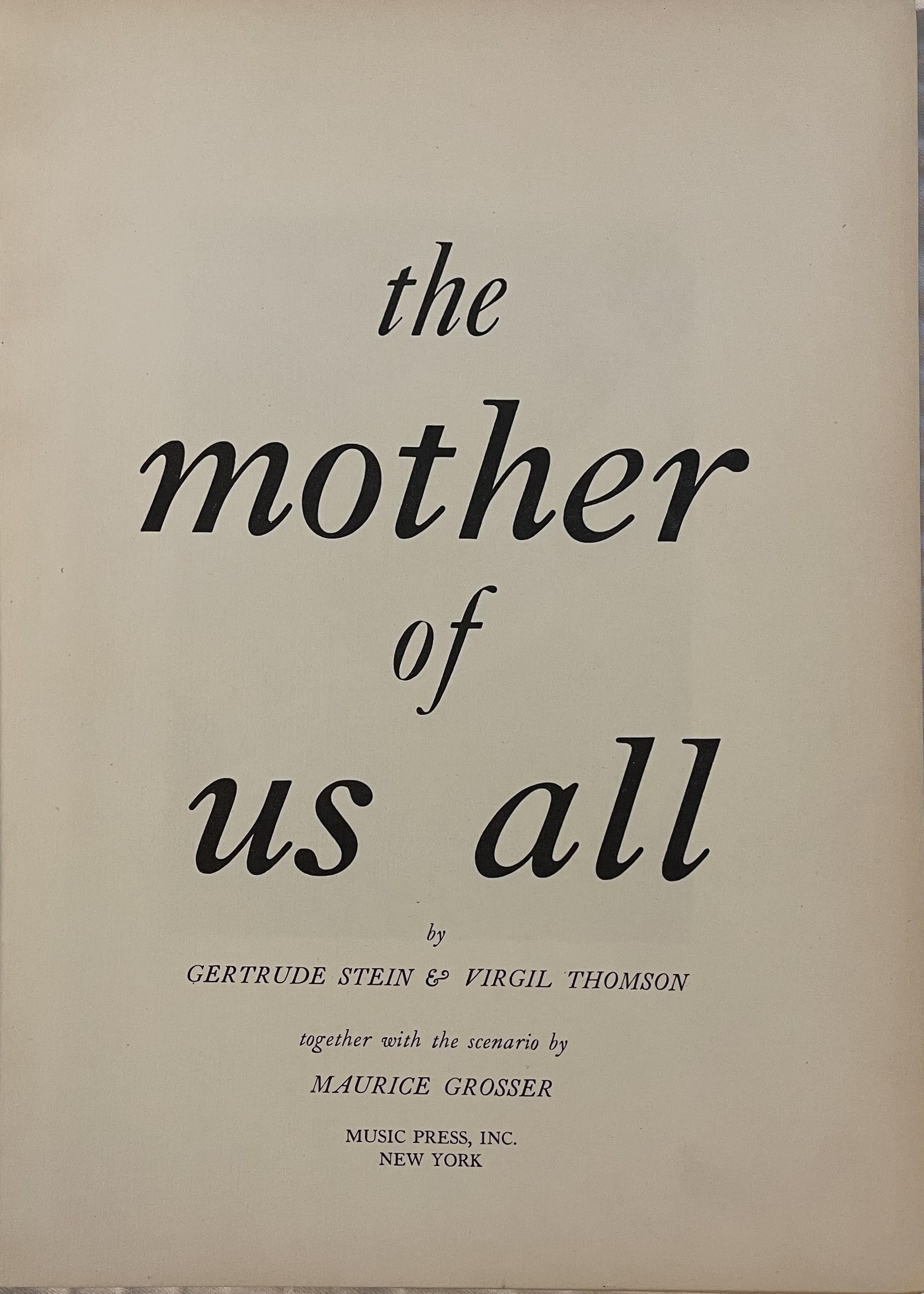 THE MOTHER OF US ALL For Sale 1