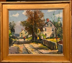 Carl W. Peters New England Street Scene (Gott Street, Rockport, MA)