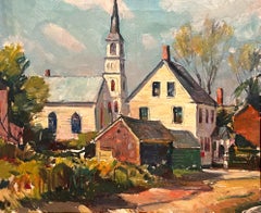 Artista de Rochester, Nueva York, Carl W. Peters Escena de paisaje