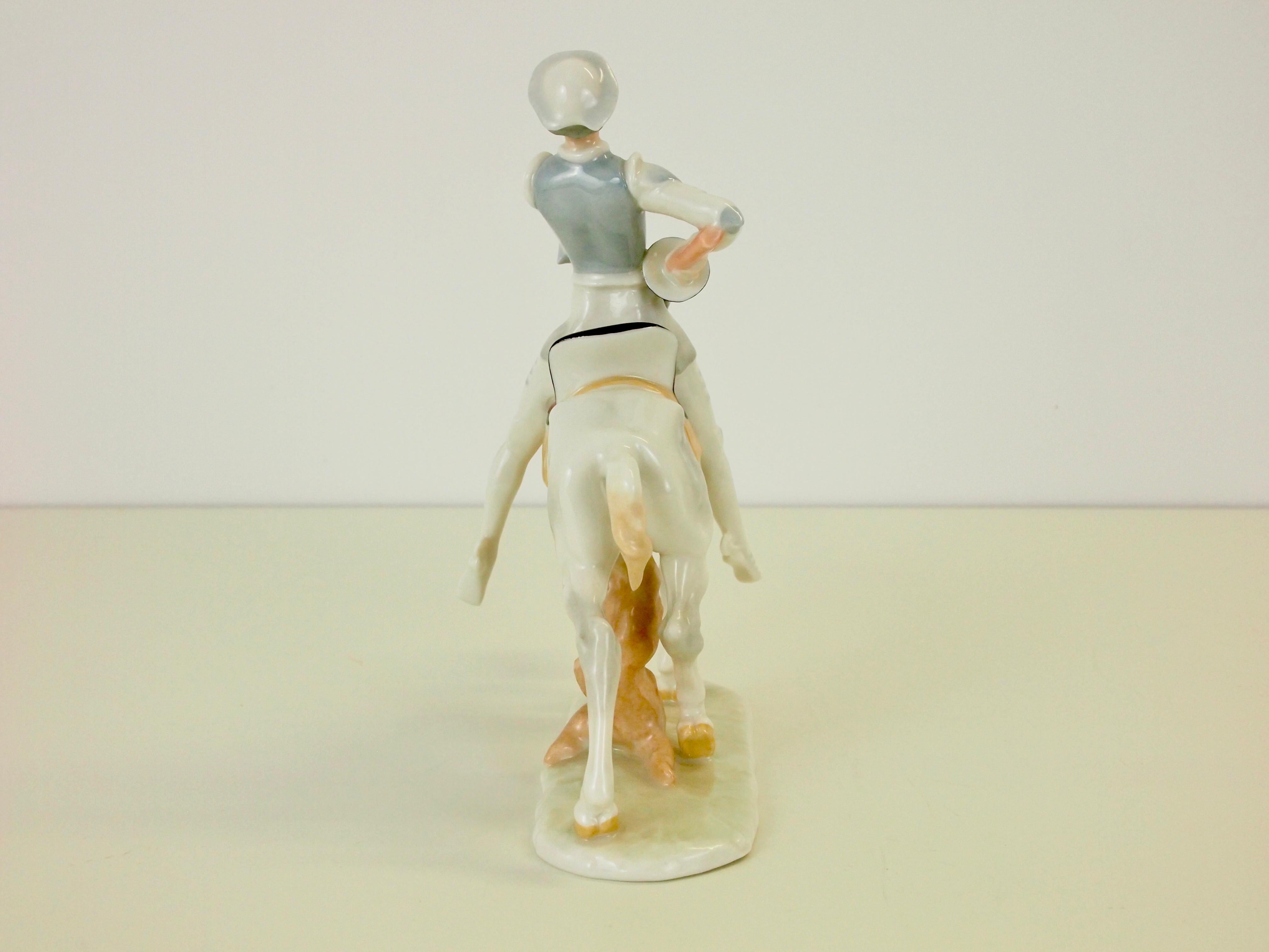 20th Century Carl Werner Don Quichote for Hutschenreuther Kunstabteilung For Sale