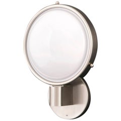 Carl Witzmann Wall Light Art Deco en laiton et verre opalin, réédition