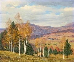 Vintage Birches in Autumn