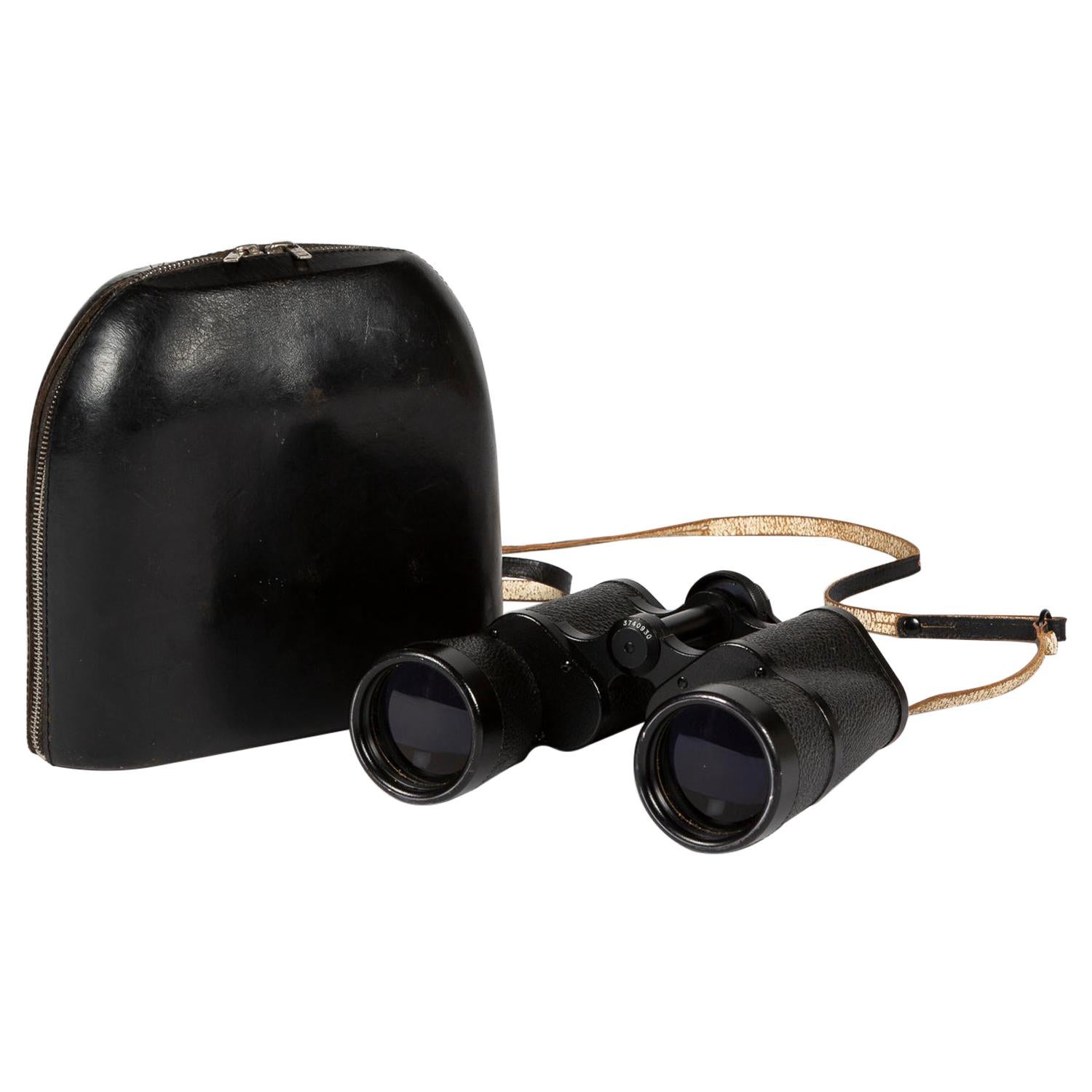 Carl Zeiss "Jenoptem" Binoculars, with Original Black Leather Case