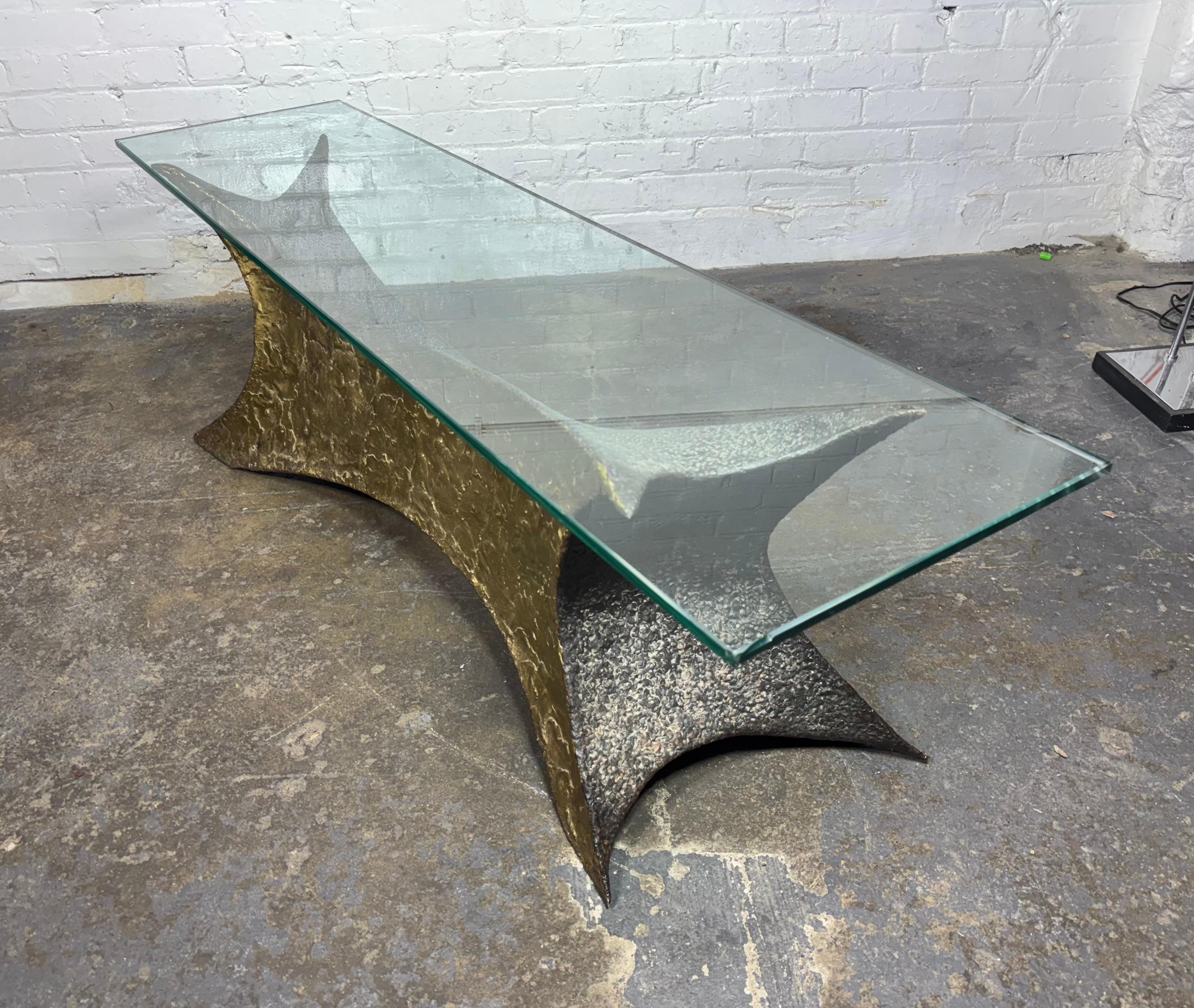 Carl Zollo (R.I.T.) Brutalist Melt Weld Cocktail Table / Sculpture For Sale 2